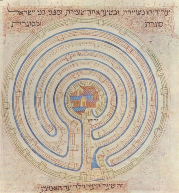 14th century map of Jericho