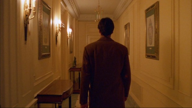 Eyes Wide Shut  -  A jade statue is absent as Carl goes down the hall