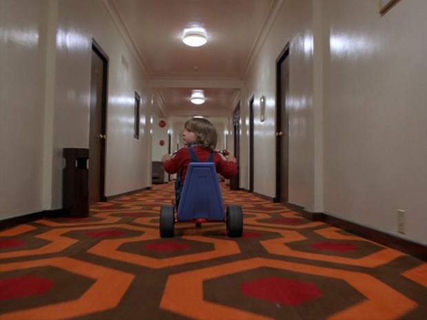 The Shining - Danny stops and looks at Room 237