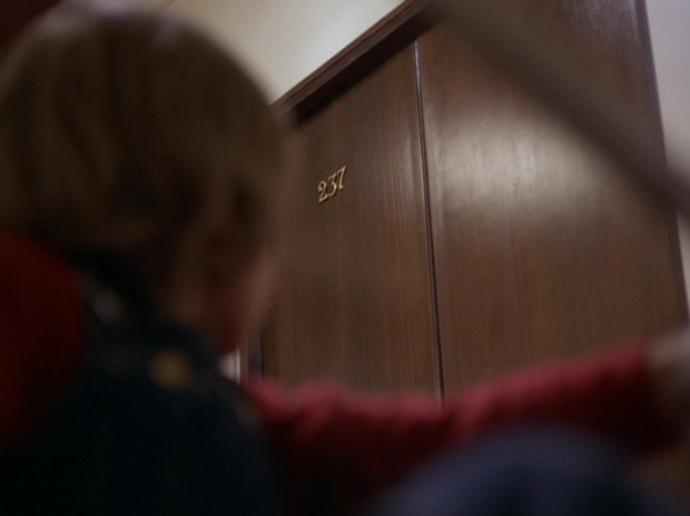 The Shining - Danny looking up at Room 237