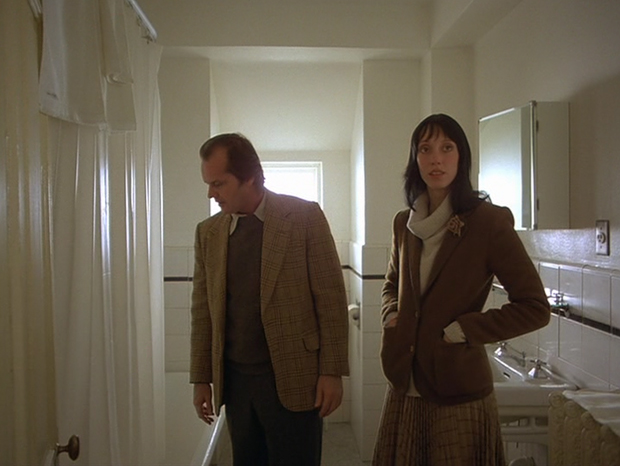 The Shining - The shower curtain moves