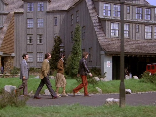 The Shining - Approaching the garage on Closing Day