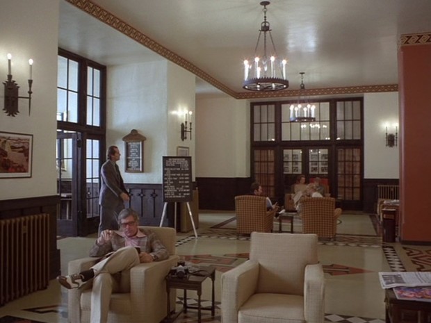 The Shining - Jack enters The Overlook's lobby