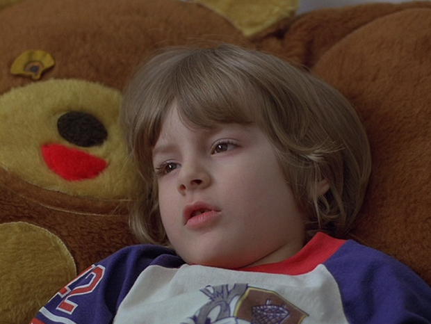 The Shining - Danny resting on his bear pillow