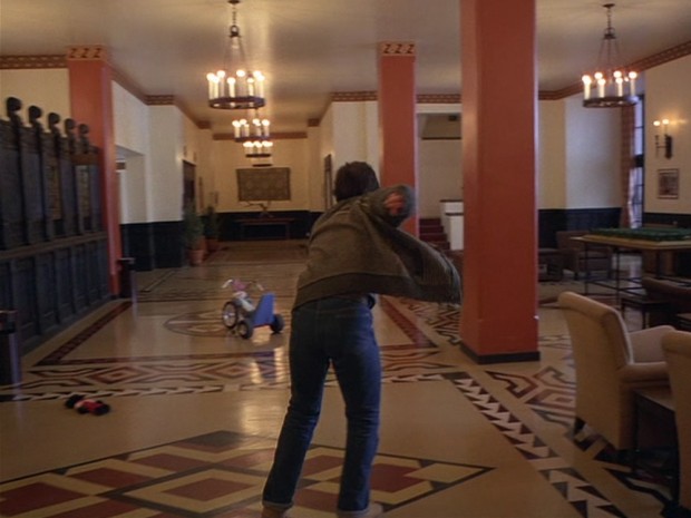 The Shining - Jack plays ball in the lobby