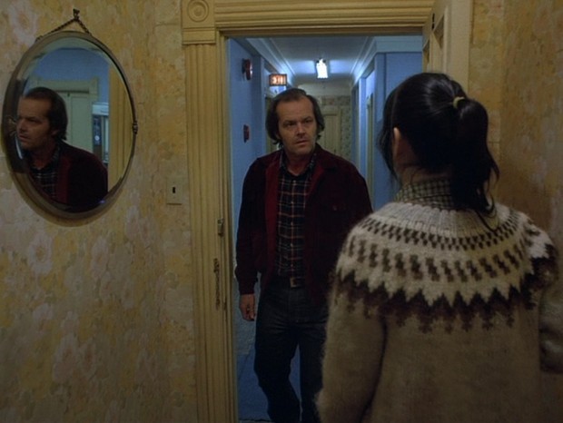 The Shining - Wendy unbolts the door to let Jack in