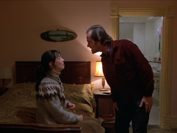 The Shining - The bottle of red fluid in the bathroom