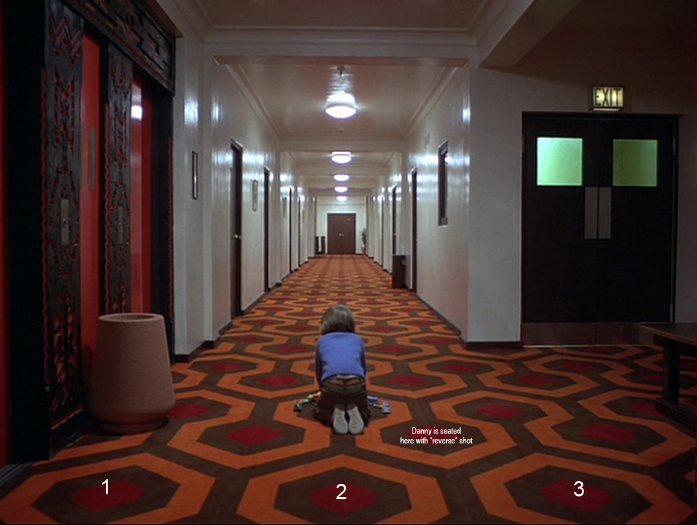 How The Kubrick Carpet Trick Works, Overlook Hotel Rug